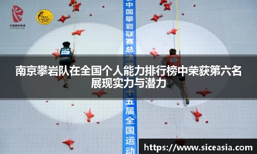 南京攀岩队在全国个人能力排行榜中荣获第六名展现实力与潜力