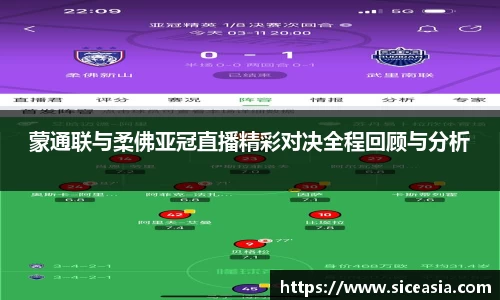 蒙通联与柔佛亚冠直播精彩对决全程回顾与分析
